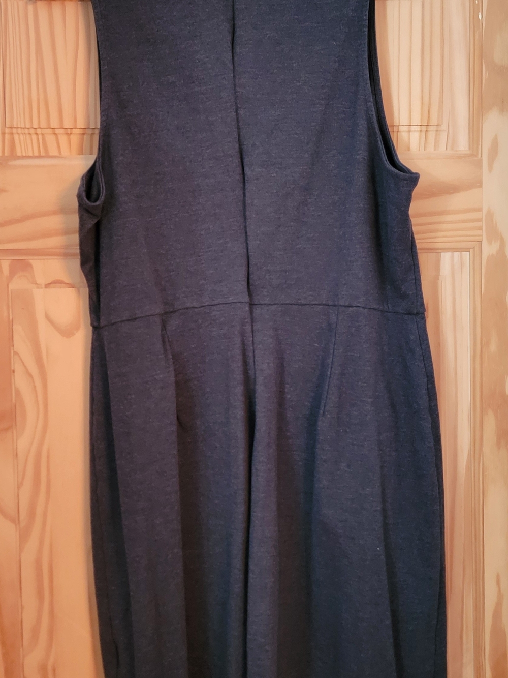 Old Navy Sleeveless Heather Charcoal Midi Shift Dress - Size XXL - Picture 2 of 4